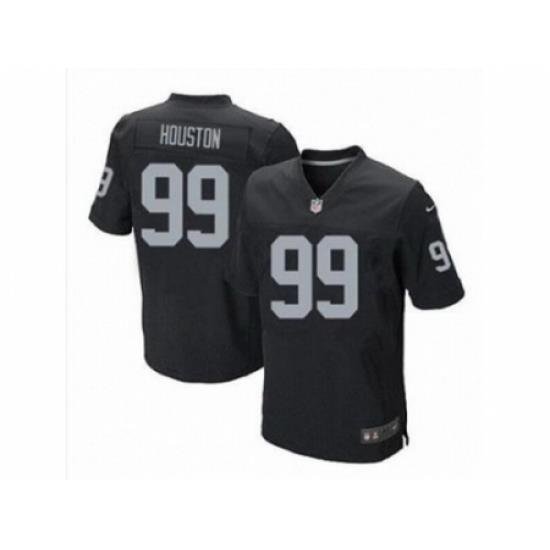 Nike Oakland Raiders 99 Lamarr Houston black Elite NFL Jersey