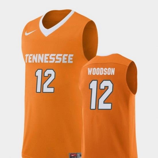 Men Tennessee Volunteers Brad Woodson Orange Replica College Basketball Jersey