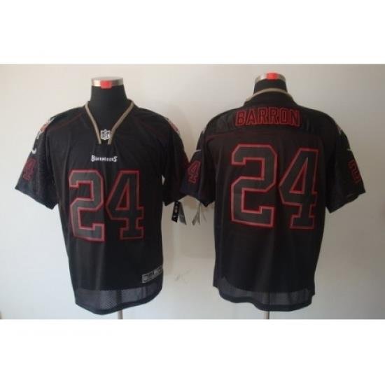 Nike Tampa Bay Buccaneers 24 Mark Barron Black Elite Lights Out NFL Jersey