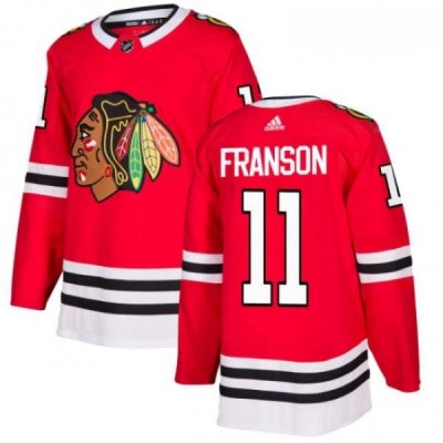 Youth Adidas Chicago Blackhawks 11 Cody Franson Authentic Red Home NHL Jersey