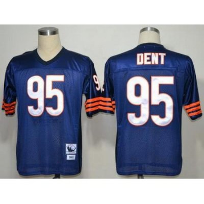 Chicago Bears 95 Richard Dent Blue Throwback NFL Jerseys