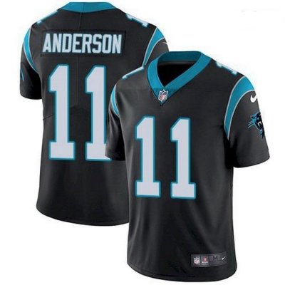 Nike Carolina Panthers 11 Robby Anderson Black Team Color Men Stitched NFL Vapor Untouchable Limited Jersey