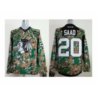 NHL Jerseys Chicago Blackhawks #20 Saad camo