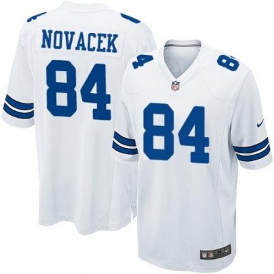 Men Nike Cowboys #84 Jay Novacek White NFL Game Jersey