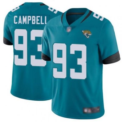 Men Nike Jacksonville Jaguars 93 Calais Campbell Teal Green Alternate Vapor Untouchable Limited Player NFL Jersey