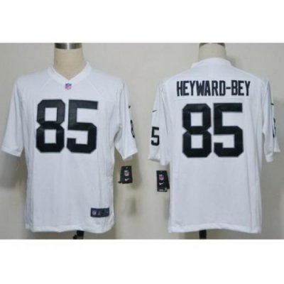 Nike Oakland Raiders 85 Darrius Heyward-Bey White Game NFL Jersey