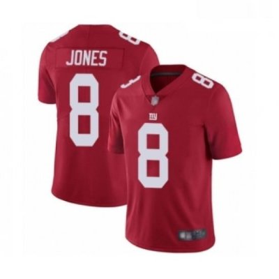 Youth New York Giants 8 Daniel Jones Red Alternate Vapor Untouchable Limited Player Football Jersey