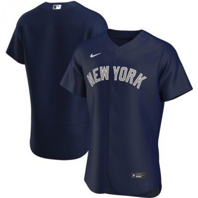 Men NeW York Yankees Men Nike Navy Alternate 2020 Flex Base Team Name MLB Jersey