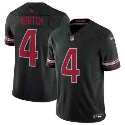 Men Arizona Cardinals 4 Greg Dortch Black 2024 F U S E Vapor Untouchable Limited Stitched Football Jersey