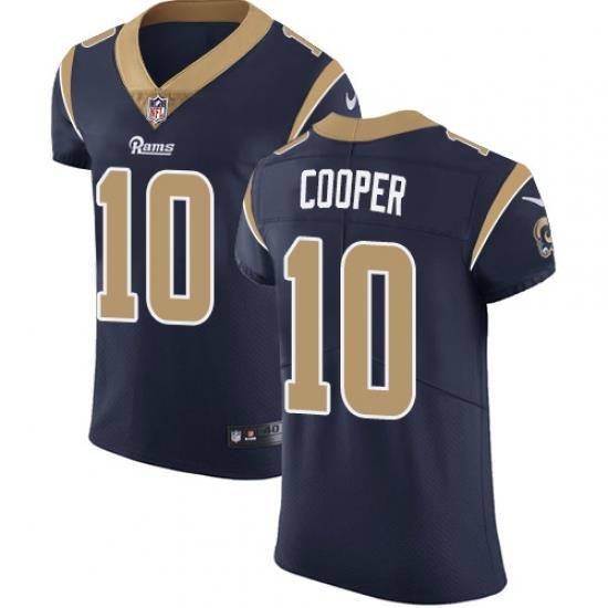 Nike Rams #10 Pharoh Cooper Navy Blue Team Color Mens Stitched NFL Vapor Untouchable Elite Jersey