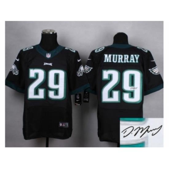 Nike Philadelphia Eagles 29 DeMarco Murray black Elite Signature NFL Jersey