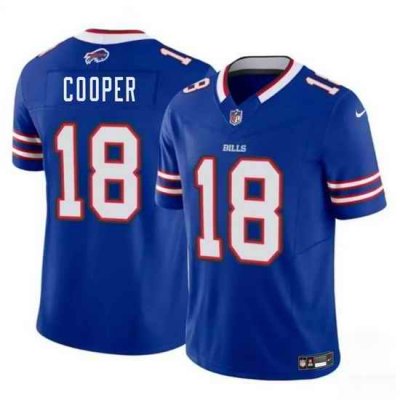 Men Buffalo Bills 18 Amari Cooper Royal 2024 F U S E Vapor Untouchable Limited Stitched Football Jersey