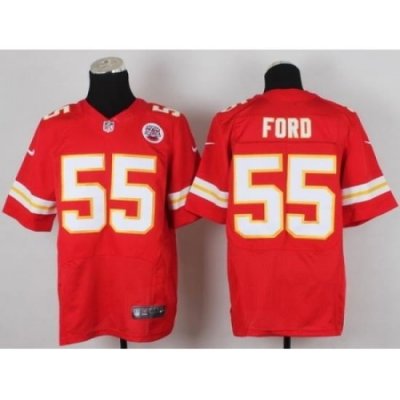 Nike Kansas City Chiefs 55 Dee Ford Red Elite NFL Jersey