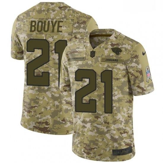 Men Nike Jacksonville Jaguars 21 AJ Bouye Limited Camo 2018 Salute to Service NFL Jersey