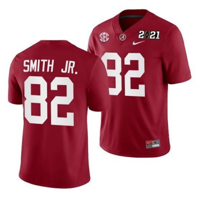 Alabama Crimson Tide Irv Smith Jr. Crimson 2021 Rose Bowl Champions College Football Playoff College Football Playoff Jersey