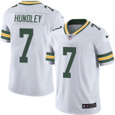 Youth Nike Packers #7 Brett Hundley White Vapor Untouchable Limited Player NFL Jersey