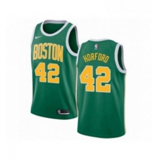 Youth Nike Boston Celtics 42 Al Horford Green Swingman Jersey Earned Edition