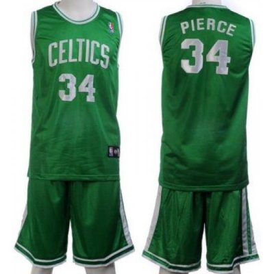 Boston Celtics 34 Paul Pierces Green Jerseys&Shorts