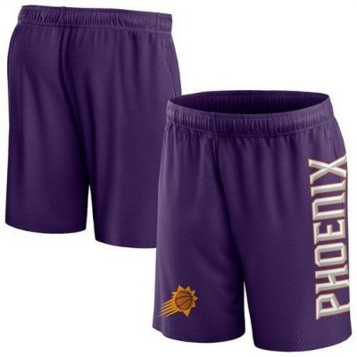 Men Phoenix Suns Purple Post Up Mesh Shorts