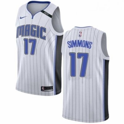 Youth Nike Orlando Magic 17 Jonathon Simmons Authentic NBA Jersey Association Edition