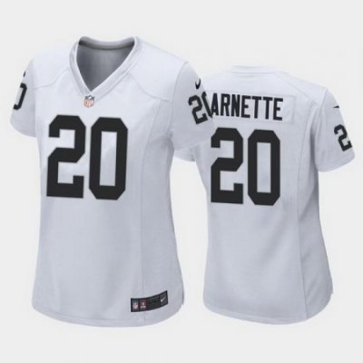 women damon arnette las vegas raiders white game jersey