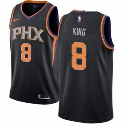 Mens Nike Phoenix Suns 8 George King Swingman Black NBA Jersey Statement Edition