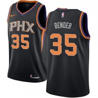 Youth Nike Phoenix Suns 35 Dragan Bender Swingman Black Alternate NBA Jersey Statement Edition