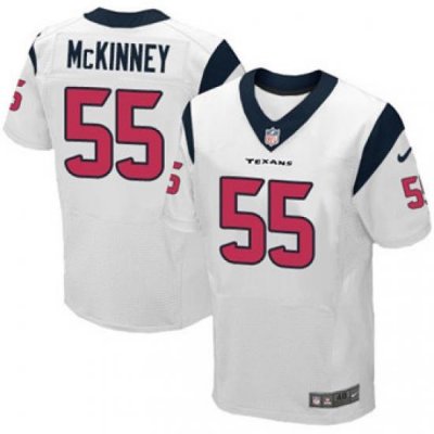 Nike Texans #55 Benardrick McKinney White Mens Stitched NFL Elite Jersey