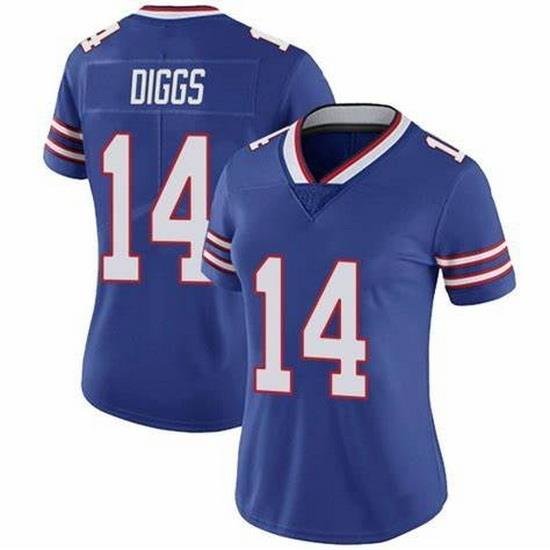 Women's Buffalo Bills #14 Stefon Diggs Royal Blue Vapor Untouchable Stitched NFL Nike Limited Jersey