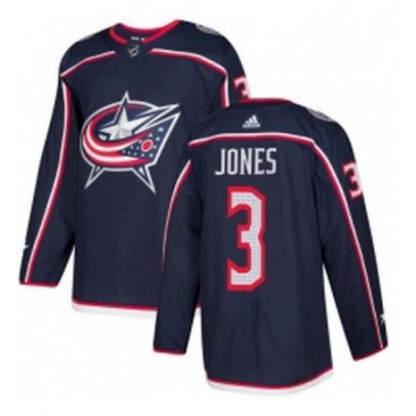 Youth Adidas Columbus Blue Jackets 3 Seth Jones Premier Navy Blue Home NHL Jersey