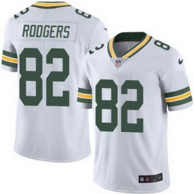 Nike Packers #82 Richard Rodgers White Mens Stitched NFL Limited Rush Jersey