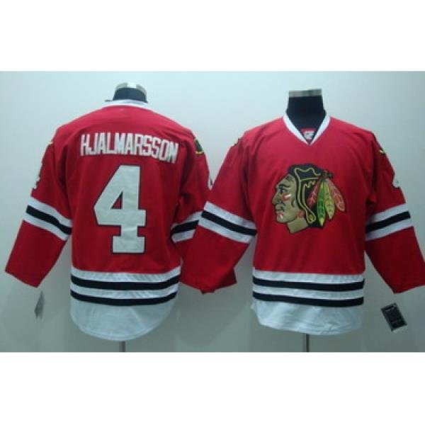 Chicago Blackhawks 4 hjalmarsson red  Jerseys