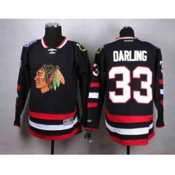 nhl jerseys chicago blackhawks #33 darling black[2014 Stadium Series][darling]