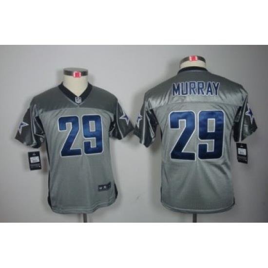 Youth Nike Dallas Cowboys 29# DeMarco Murray Grey Color[Youth Shadow Elite Jerseys]