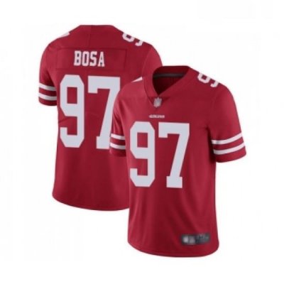 Mens San Francisco 49ers 97 Nick Bosa Red Team Color Vapor Untouchable Limited Player Football Jersey