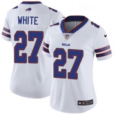 Womens Nike Buffalo Bills 27 TreDavious White White Vapor Untouchable Limited Player NFL Jersey