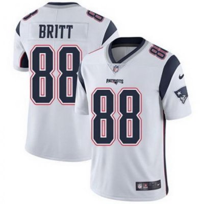 Nike Patriots #88 Kenny Britt White Mens Stitched NFL Vapor Untouchable Limited Jersey