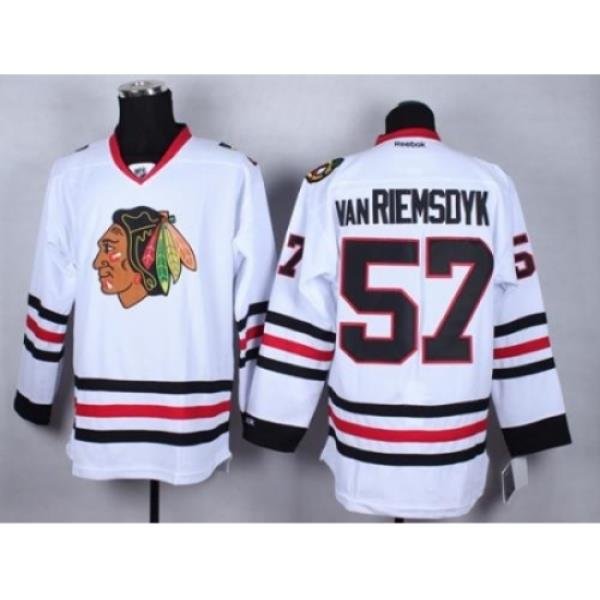 Chicago Blackhawks #57 Trevor Van Riemsdyk Whte Stitched NHL Jersey