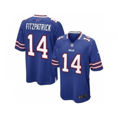 Nike Buffalo Bills 14 Ryan Fitzpatrick blue Game NFL Jersey