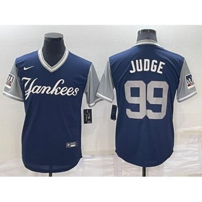 Men NeW York Yankees 99 Aaron Judge Navy Stitched Baseball Jersey