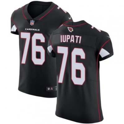 Nike Cardinals #76 Mike Iupati Black Alternate Mens Stitched NFL Vapor Untouchable Elite Jersey