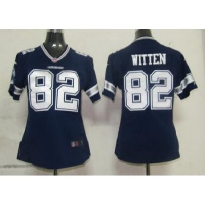 Women Nike Dallas coWboys 82 Witten Authentic Game Jersey