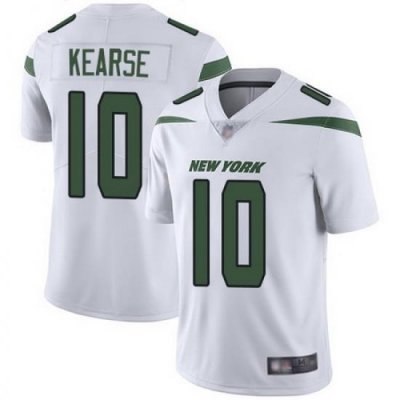 Jets #10 Jermaine Kearse White Men Stitched Football Vapor Untouchable Limited Jersey