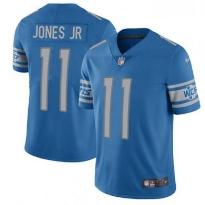 Men Nike Detroit Lions 11 Marvin Jones Jr Limited Light Blue Team Color Vapor Untouchable NFL Jersey