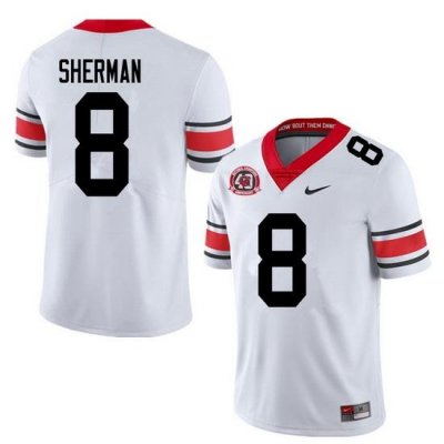 2020 Men #8 MJ Sherman Georgia Bulldogs 1980 National Champions 40th Anniversary College Football