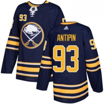 Mens Adidas Buffalo Sabres 93 Victor Antipin Authentic Navy Blue Home NHL Jersey