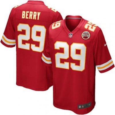 Youth Nike Kansas City Chiefs 29# Eric Berry Game Red Color Jersey