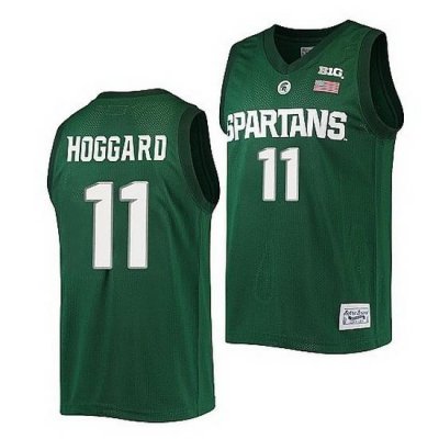 Michigan State Spartans A.J. Hoggard Green Alumni Commemorative Classic Jersey