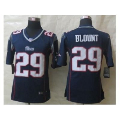 Nike New England Patriots 29 LeGarrette Blount blue Game NFL Jersey