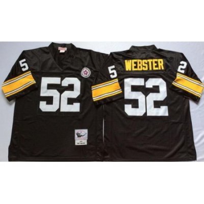 Mitchell And Ness Steelers #52 mike webster Black Throwback Stitched NFL Jersey